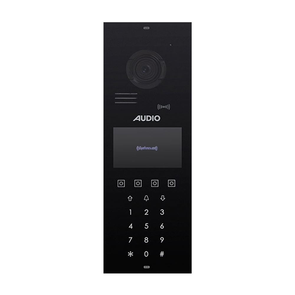 3006 Audio 4,3 Ekranlı (Dokunmatik Butonlu) Siyah Zil Paneli